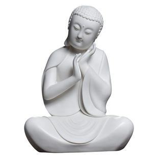 东方泥土《佛悦》 陶瓷雕塑艺术工艺品  省大师郑建忠手签版作品