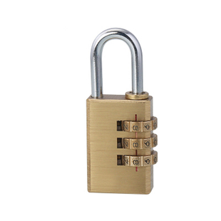 纯铜密码挂锁小锁头箱包迷你挂锁健身衣柜锁子密码锁头纯铜密码锁