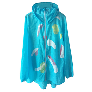 RUSH YEAR防晒衣女夏中长款2026新款长袖大码防紫外线透气潮外套