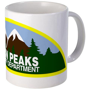 2017Twin Peaks Sheriff Department马克杯简约咖啡杯包邮