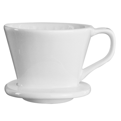 非非手冲咖啡三孔陶瓷玫瑰金支架