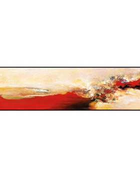 样板间赵无极抽象风客厅装饰画