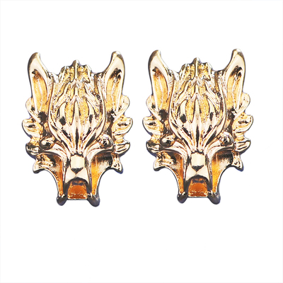 欧美男士西服胸针领饰狼头礼服