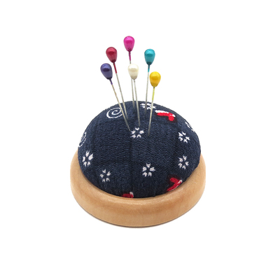 diy十字绣工具布艺针扎拼接插针包 木底座针插布艺针垫插针包手工