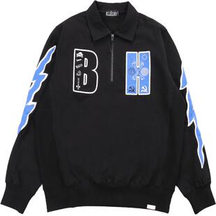 DEVIL NUT潮牌恶魔 翻领套头 男式卫衣流感外套 BIBH ASV