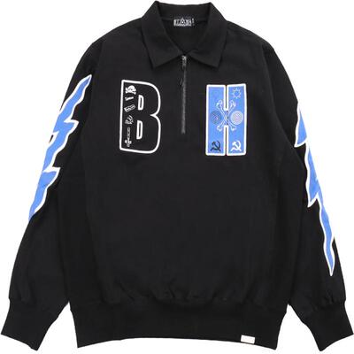 DEVIL NUT潮牌恶魔 翻领套头 男式卫衣流感外套 BIBH ASV