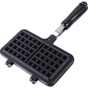 家用不粘蛋糕面包烤盘烘焙工具套装格子松饼机华夫饼模具燃气双面