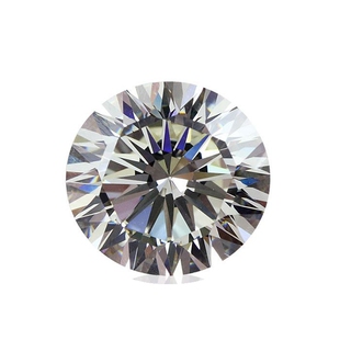 十六心十六箭白色透明钻锆石裸石圆形小碎钻仿真钻戒面耳钉主石5A