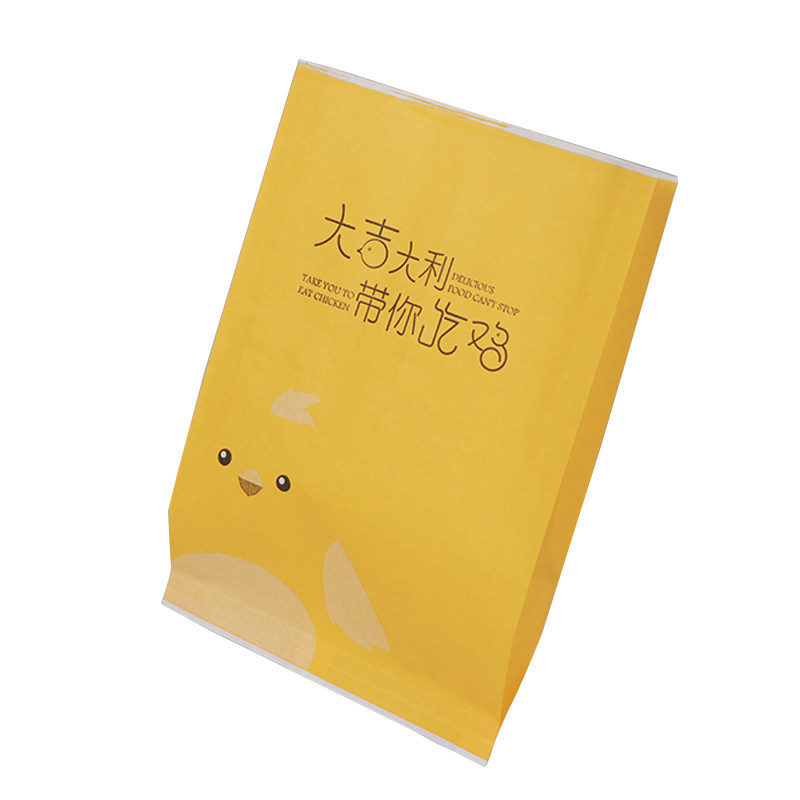 防油纸袋薯条鸡米花全鸡鸡柳鸡翅鸡排小吃袋子外卖打包食品包装袋