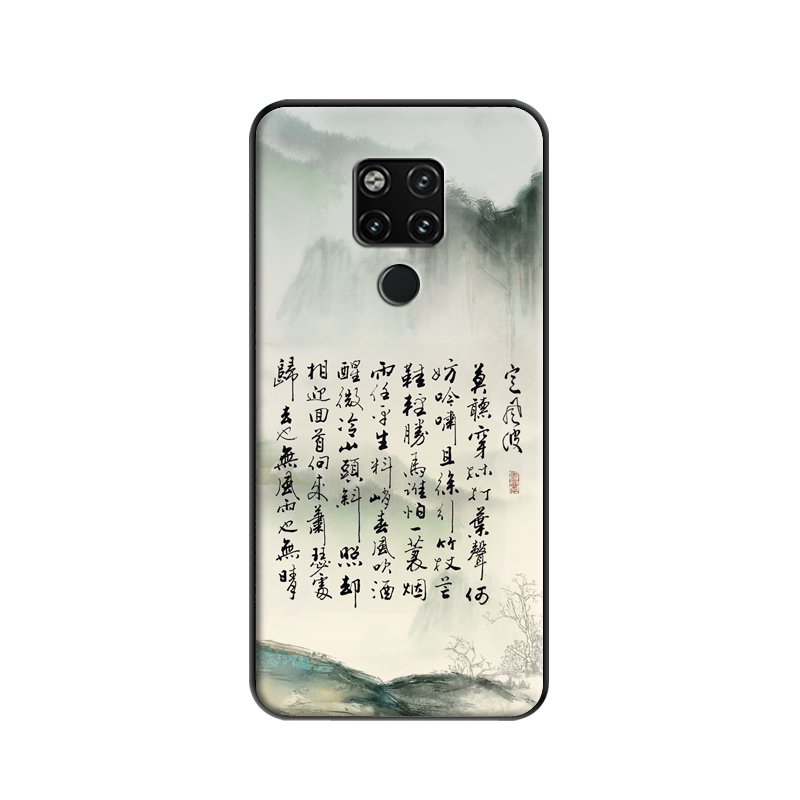华为P30Pro手机壳适用苏轼定风波中国风诗词荣耀V20古风山水防摔
