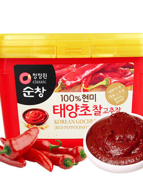 韩国清净园辣椒酱淳昌盒装1000g