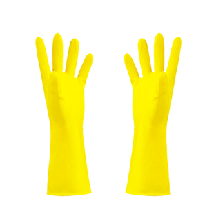 乳胶洗碗手套防水橡胶牛筋加绒手套厚款刷碗洗衣衣服胶皮清洁家务