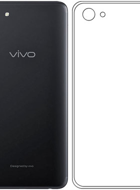 vivo透明高清水晶套包边壳手机套