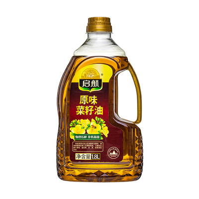 启航原味菜籽油小瓶1.8升非