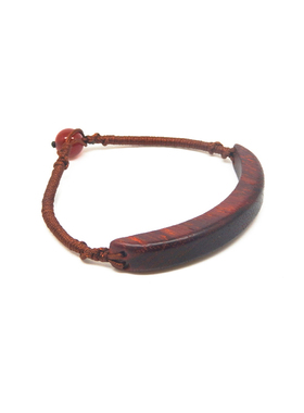 原创风印度小叶紫檀玛瑙珠手链