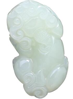 和田玉貔貅霸王饰品项链情侣