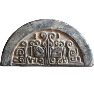 仿古瓦当战国瓦当饕餮纹陶器摆件古玩文物收藏工艺品拓片制作素材