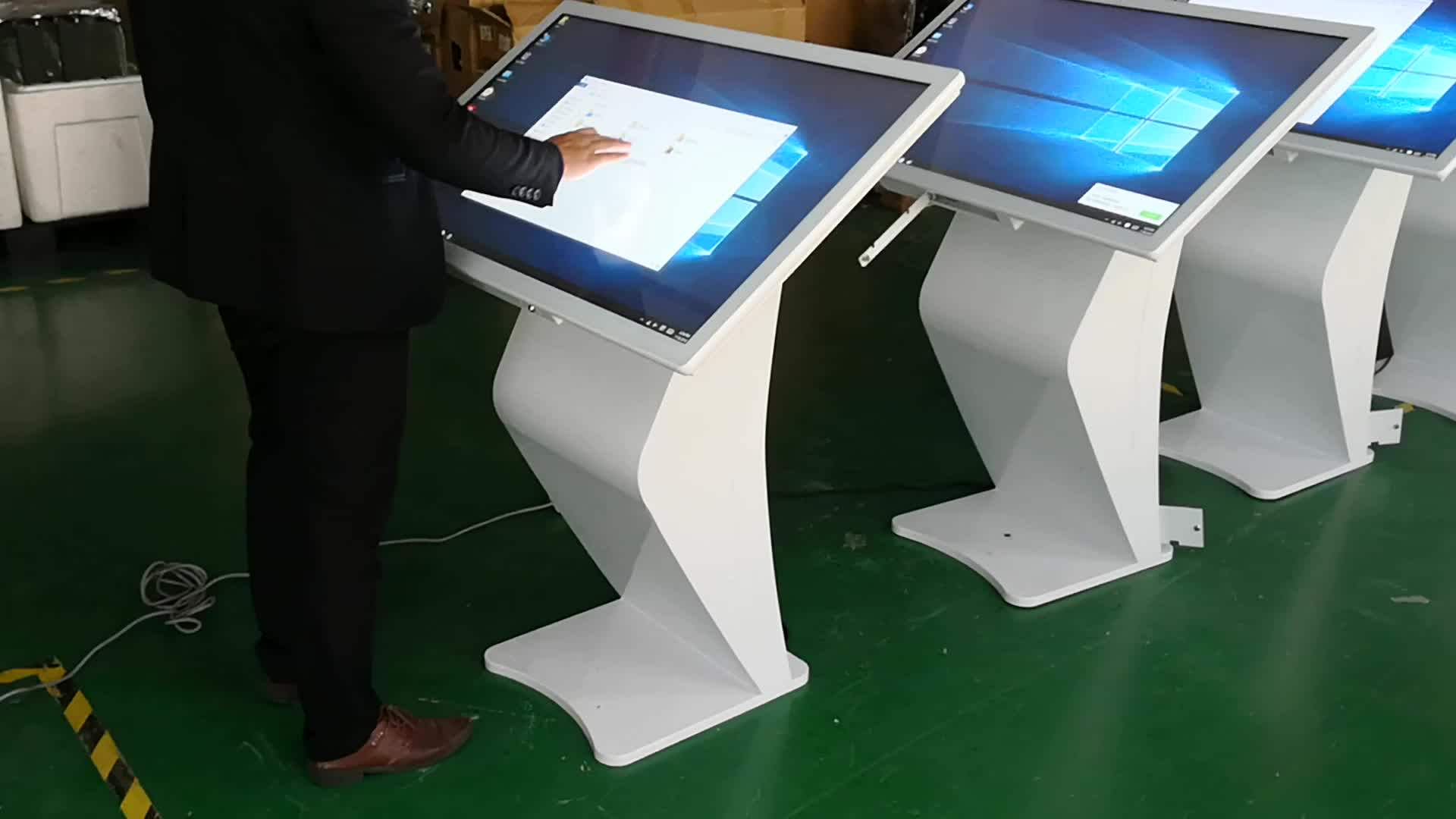 Indoor Samsung Lg Lcd Display Kiosk Digital Signage Information