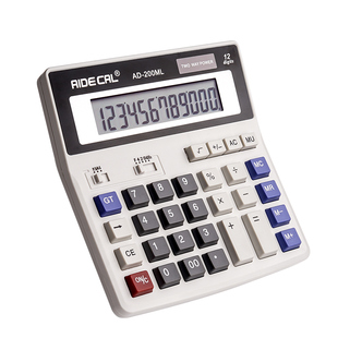 计算器财务会计专用计算机器大号大屏大电脑键盘按键太阳能电池双电源多功能计算机学生用大学考试办公室用品