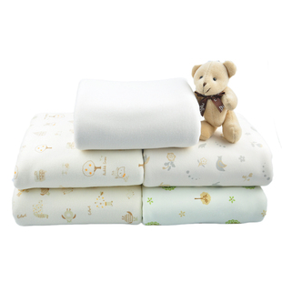 纯棉布料宝宝婴儿a类内衣打底衫儿童卡通双面针织精梳棉全棉面料