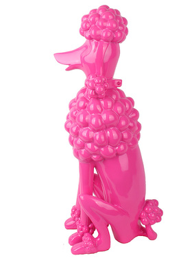 高亮三色欧式风宠物店树脂装饰品