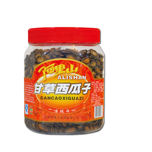 【阿里山】西瓜子600g桶装甘草话梅味袋装好嗑黑瓜子炒货零食特产