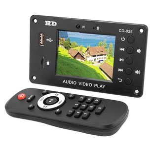 028蓝牙mp5解码器 DTS FLAC APE AC3 MP3无损全格式播放板2.8寸屏