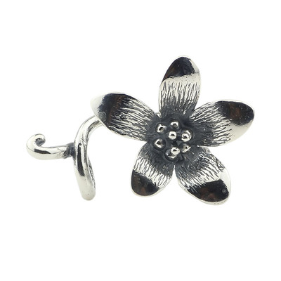 s925纯银 银莲花  可穿托贝斯卓碧思Trollbeads手链