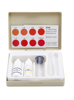 PH值酸碱测定试剂盒 水质快速检测分析盒 水产养殖测试盒北大泰普