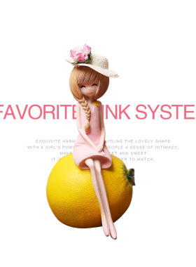 ins风粉色系树脂珠宝店橱窗摆件