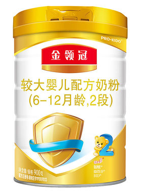 伊利金领冠育护2段奶粉900g