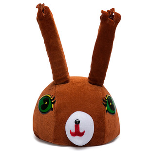 幼儿园儿童动物卡通头饰山羊公鸡小鸭老虎狮子熊猫松鼠袋表演帽子