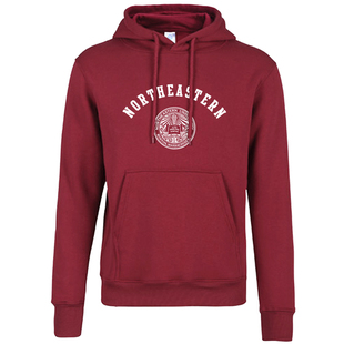 美国东北大学NEU Northeastern University纪念套头口袋宽松卫衣