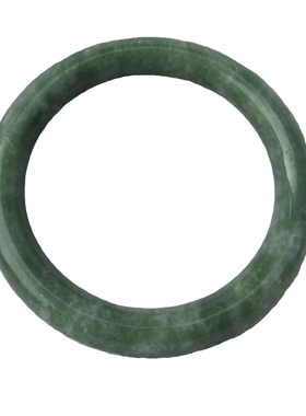 细圆条窄版贵州天然玉石飘花手镯