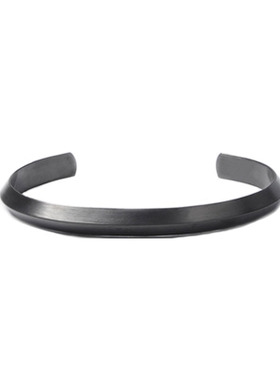 欧美风潮品主义三角棱形钛钢手环