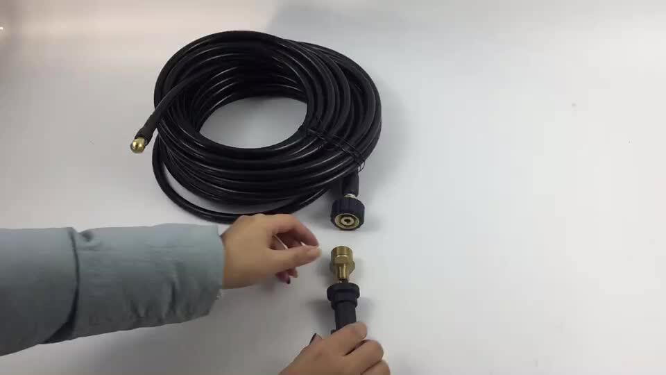 High Pressure Car Wash Water Hose With Quick Connect Fittings Buy