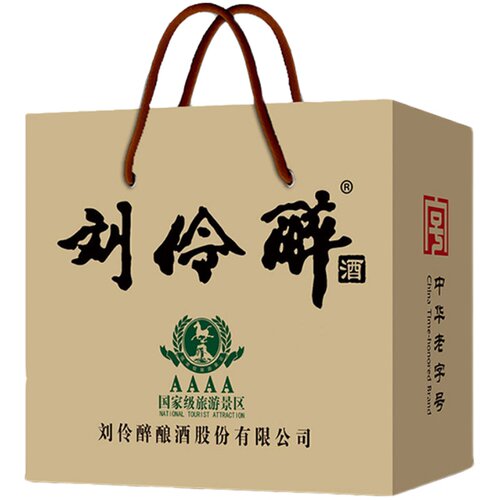 刘伶醉印象河北白酒54度500ml*6瓶整箱浓香型粮食固态酿造酒