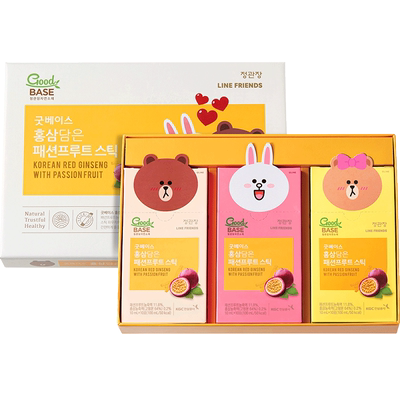 韩国正官庄红参百香果浓缩红参液滋补饮品高丽参30包官方非旗舰店