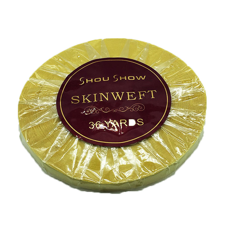 韩国柠檬黄胶无痕接发替换胶片假发双面胶防水防汗更持久超粘