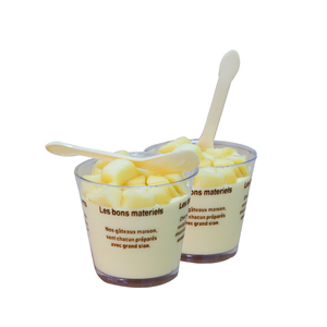 一次性木糠蛋糕杯慕斯杯甜品台塑料杯酸奶布丁杯冰淇淋杯子带盖勺