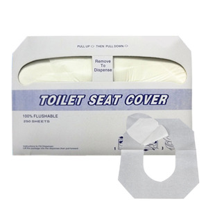 一次性马桶垫纸坐厕纸坐便器垫纸坐便纸厕板纸每包250张可冲溶水