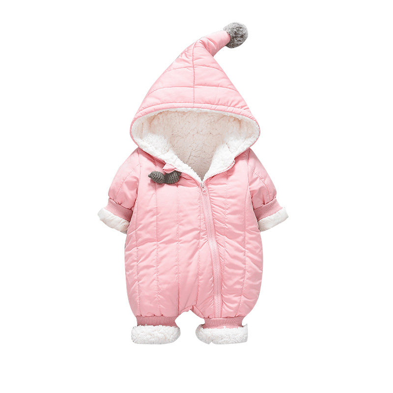 套装0一1岁加厚保暖冬季外出衣服
