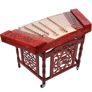 北京星海扬琴乐器 非洲紫檀木贝雕杨琴专业演奏考级402洋琴8622L