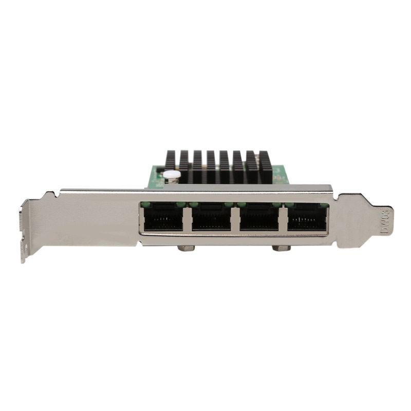 PCI-E 4X服务器四口千兆网卡 Intel i350t4 电脑台式机多口网卡4口I350-T4以太网网卡汇聚软路由器