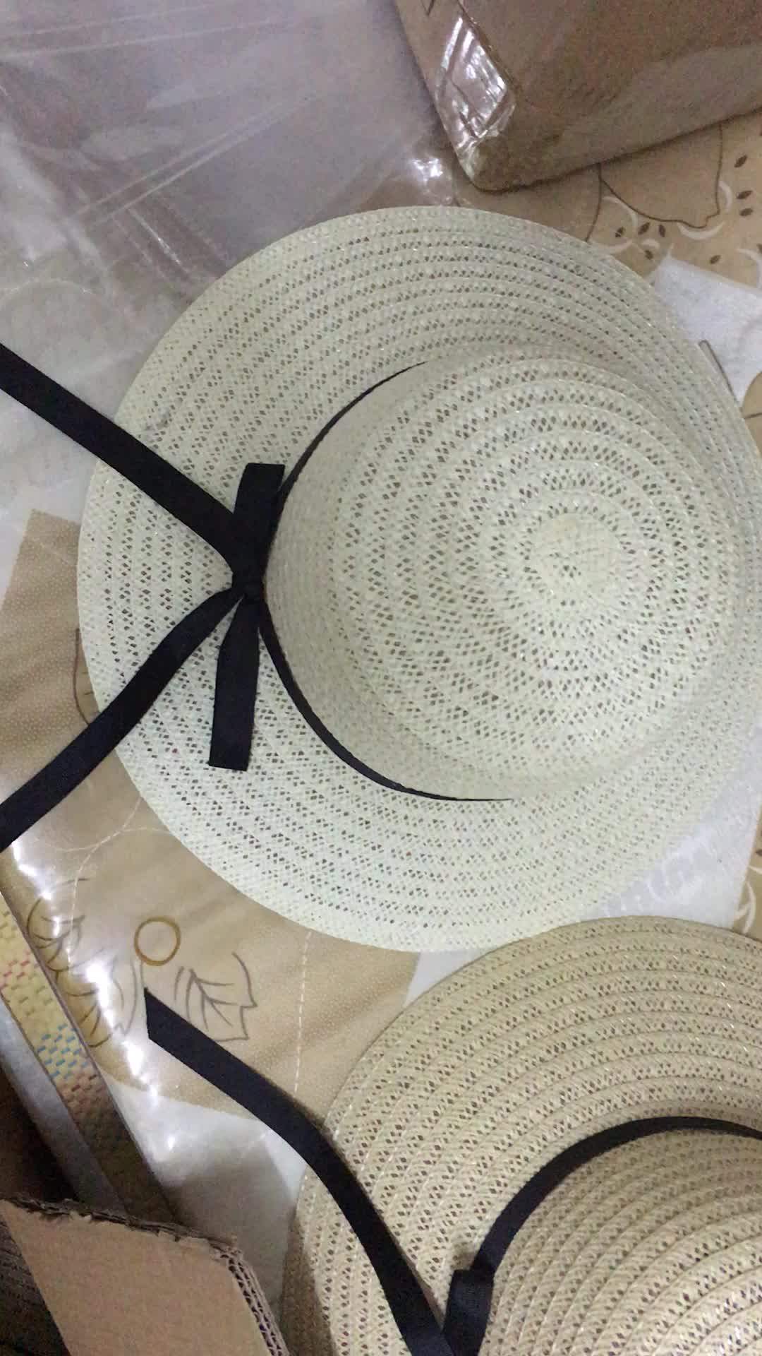 Fancylove Brand Ladies Plain Straw Hat Mexican Ladies Straw Hats In