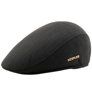 男士鸭舌帽爷爷老年人前进帽秋冬保暖老人帽中老年帽子男款爸爸帽