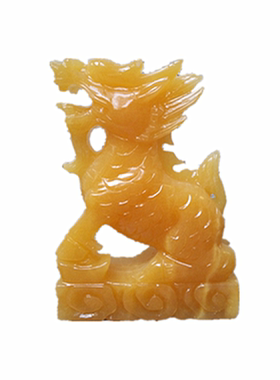 天然麒麟摆件客厅玉祝福工艺品