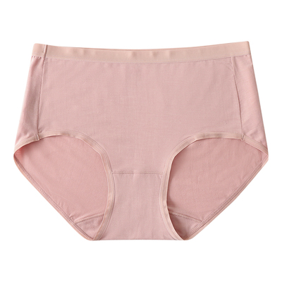 内裤女莫代尔中高腰简约