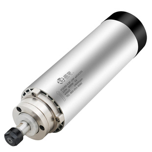 振宇雕刻机主轴电机800w1.2kw风冷er11四轴承7系P4级高速马达65mm