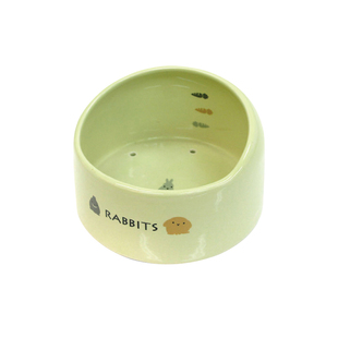 日本Marukan马卡 小动物专用食盆 兔子龙猫天竺鼠荷兰猪陶瓷食盆